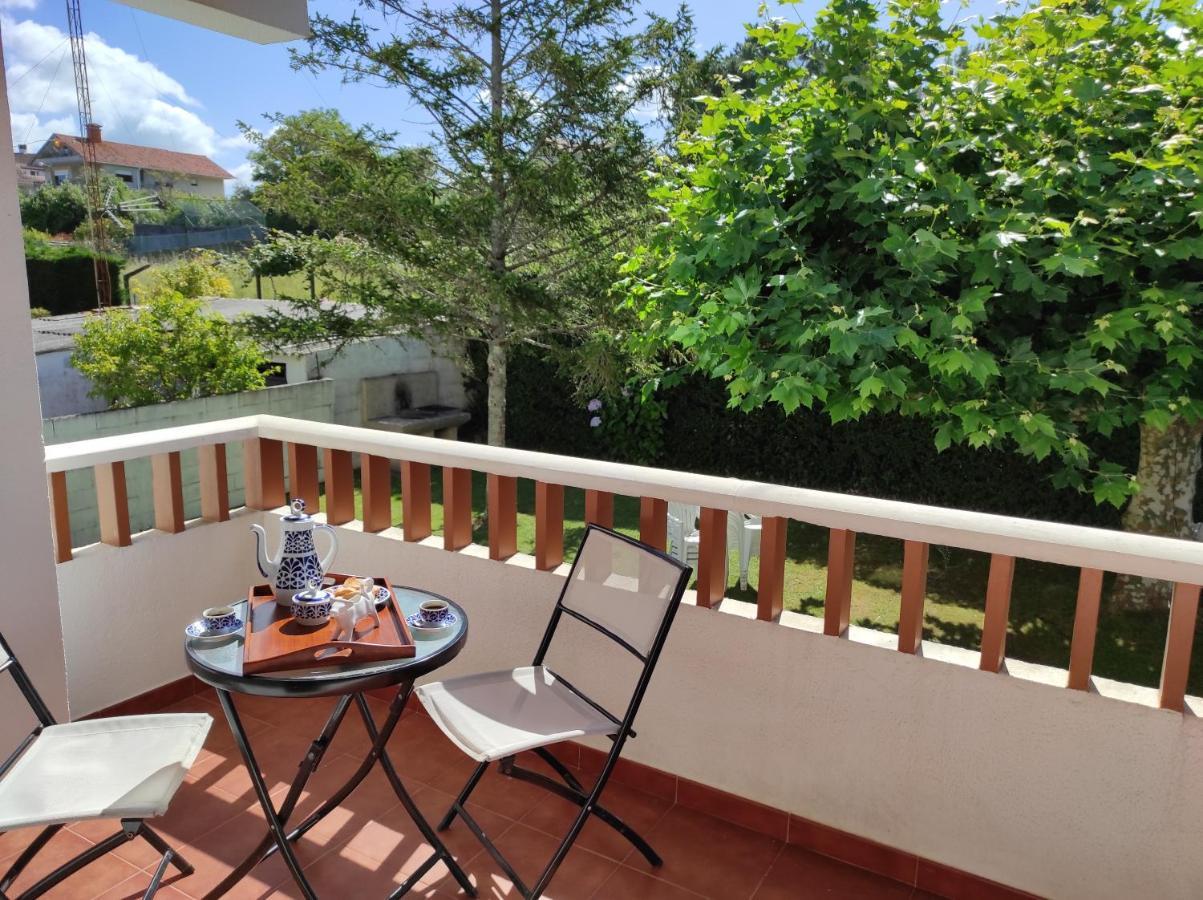 Precioso Piso En Playa America Con Jardin Privado. Nigran Exterior photo